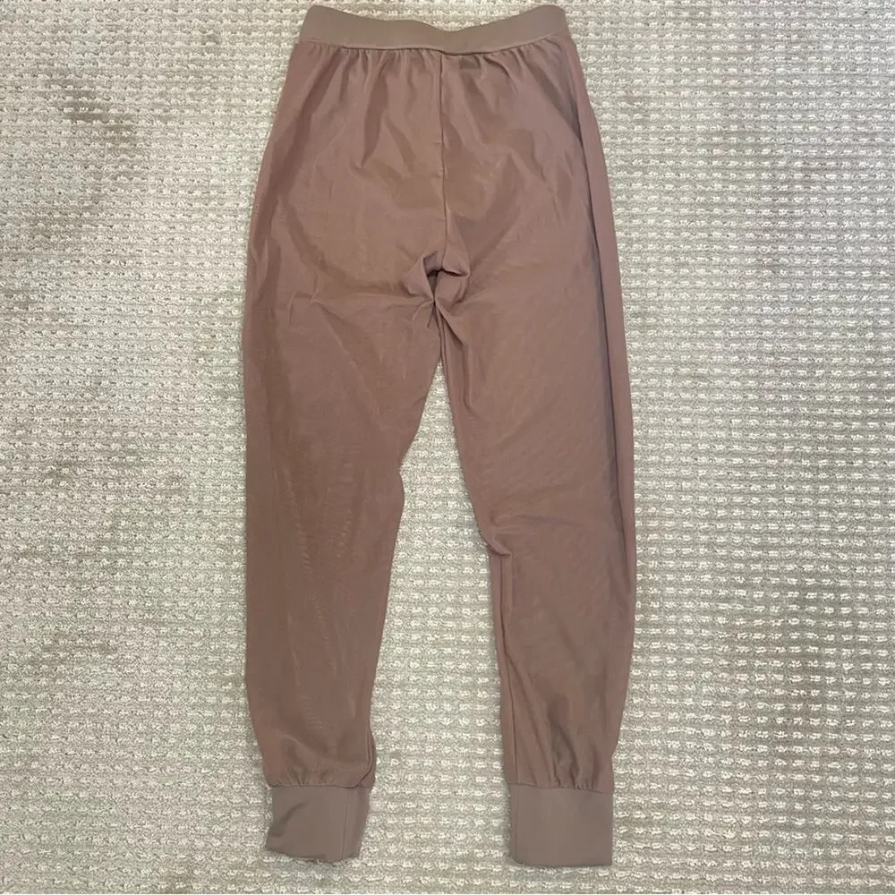 Balera Performance Mesh Jogger Pants in Mocha size Medium Child